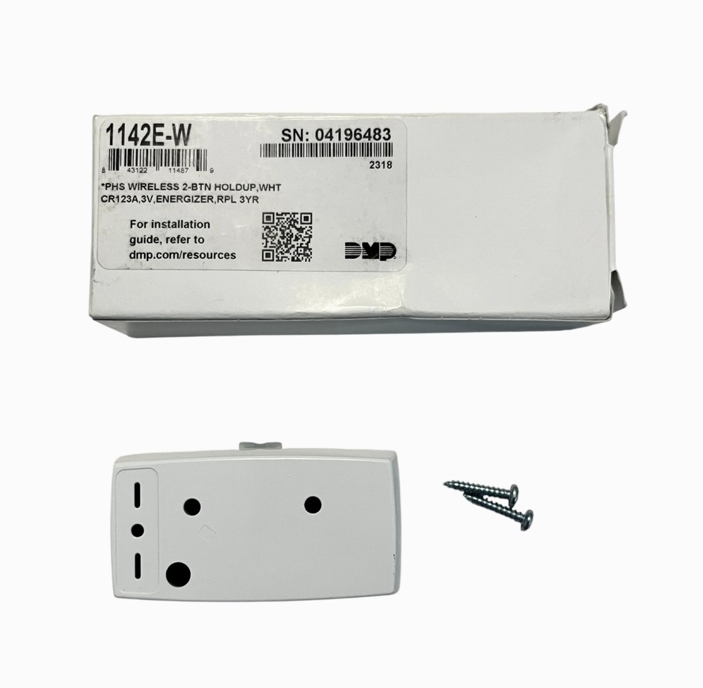 DMP 1142E-W PHS Wireless 2-Button Holdup White
