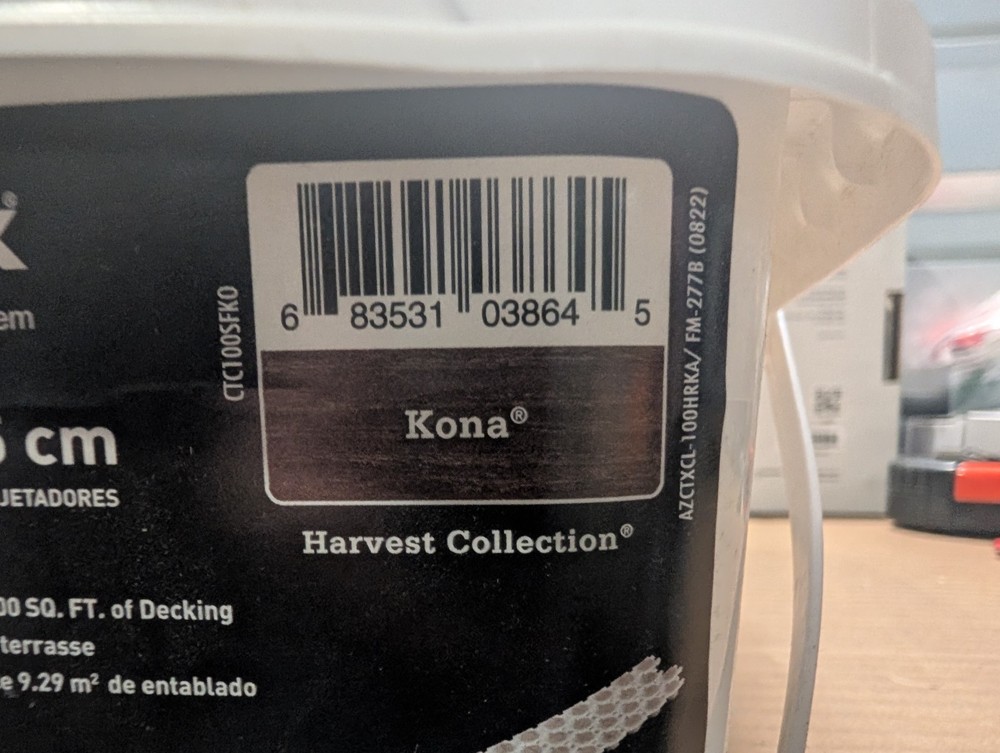 TimberTech Azek Cortex Kona 2.5" Hidden Deck Fastener 100 sq ft Qty 350