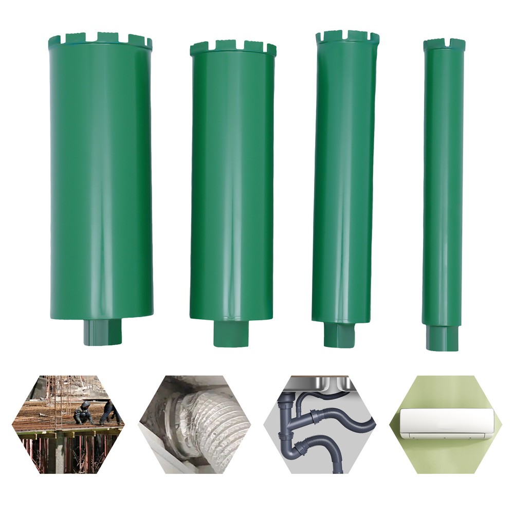 Wet Diamond Core Drill Bit Concrete Brick Drilling Bits 2''/3''/4''/ 5'' Set NEW