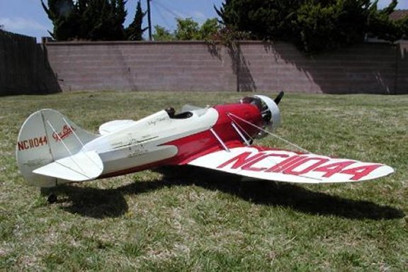 Giant Scale RC AIrplane Printed Plans Gee Bee "Y" 72 inch Wing