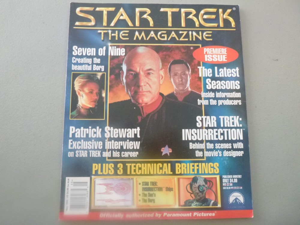 Star Trek The Magazine - May 1999 - Premiere Issue - Patrick Stewart Interview