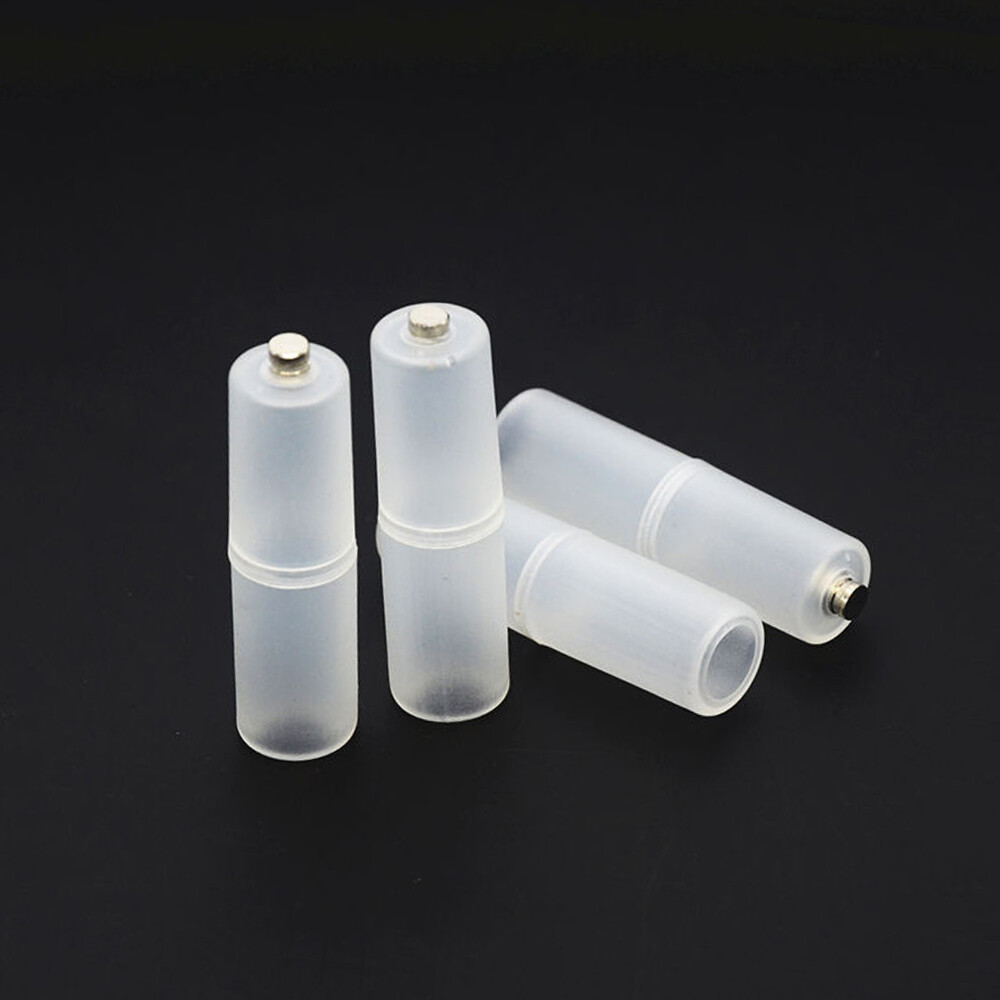 2025 10 Pcs AAA to AA Size Cell Converter Adapter Battery Holder Case Switch#op