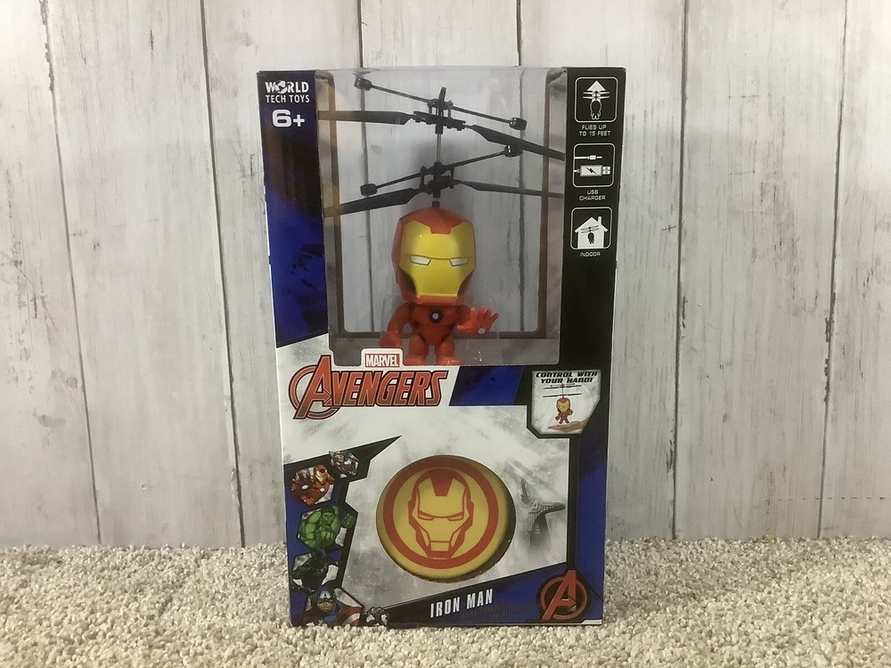 WorldTech 33243 Marvel Iron Man Flying UFO Ball New