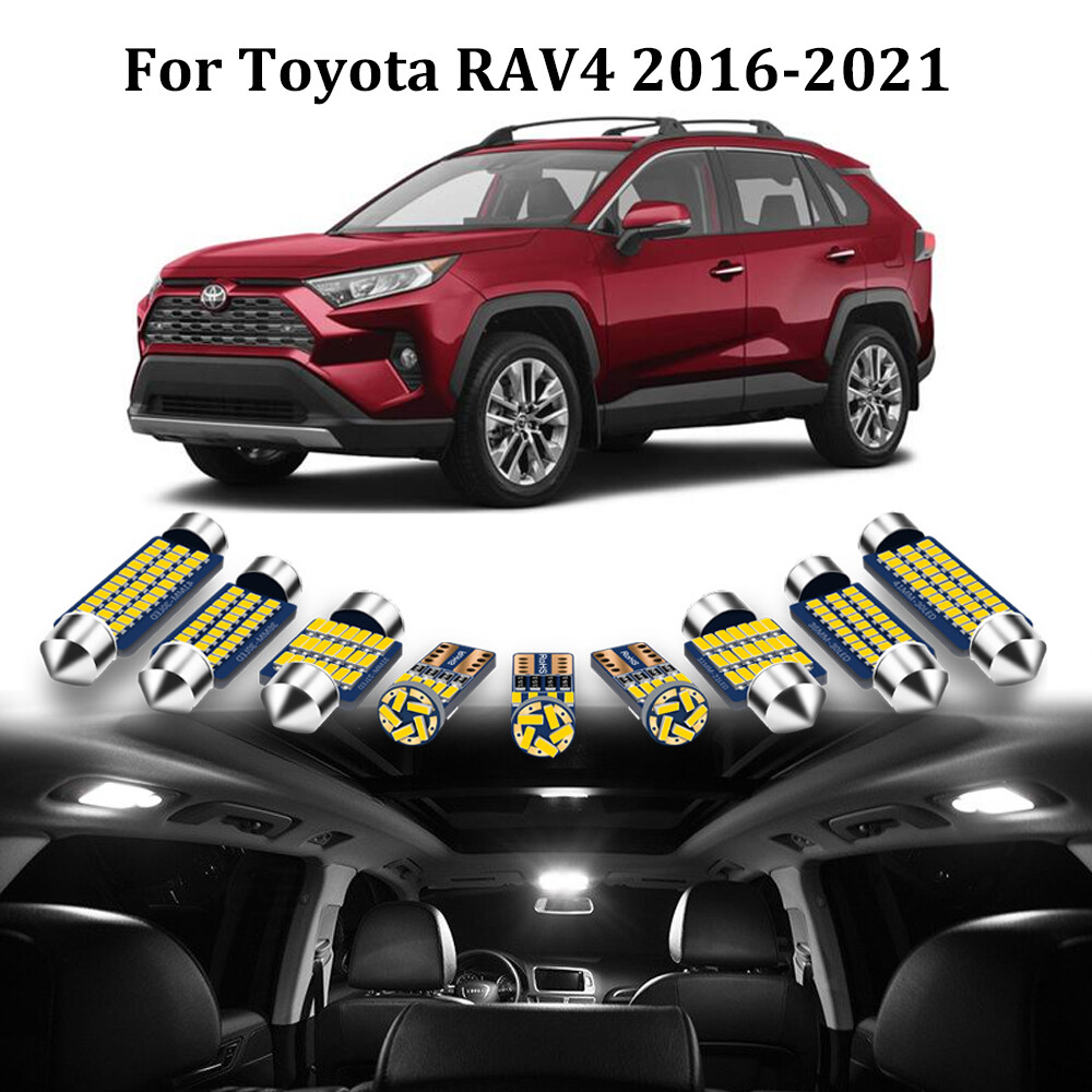LED Light Kit For Toyota RAV4 2006-2018 Interior Lights Bulbs Package 14pc