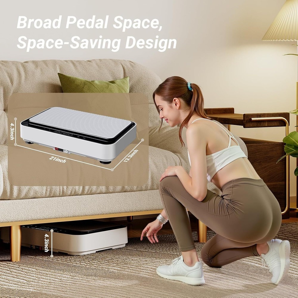 UTRYUP Vibration Plate Exercise Machine 99 Adjustable Speeds Whole Body Workout