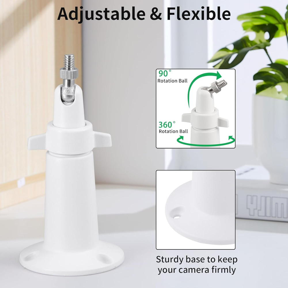 Adjustable Wall Mount for Ring Spotlight Cam Plus/Pro (Battery), 360°Degree Adju