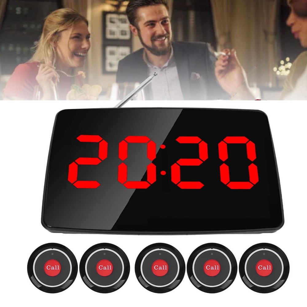 10 Nurse Alert Buttons Wireless Calling System For Clinic Excellent/