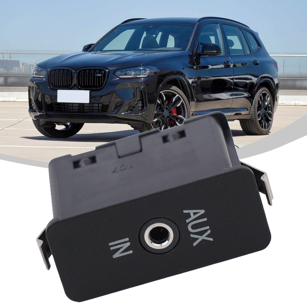 Easy Installation AUX Auxiliary Audio Socket for X1 X3 X5 X6 Z4 E81 E87 E90