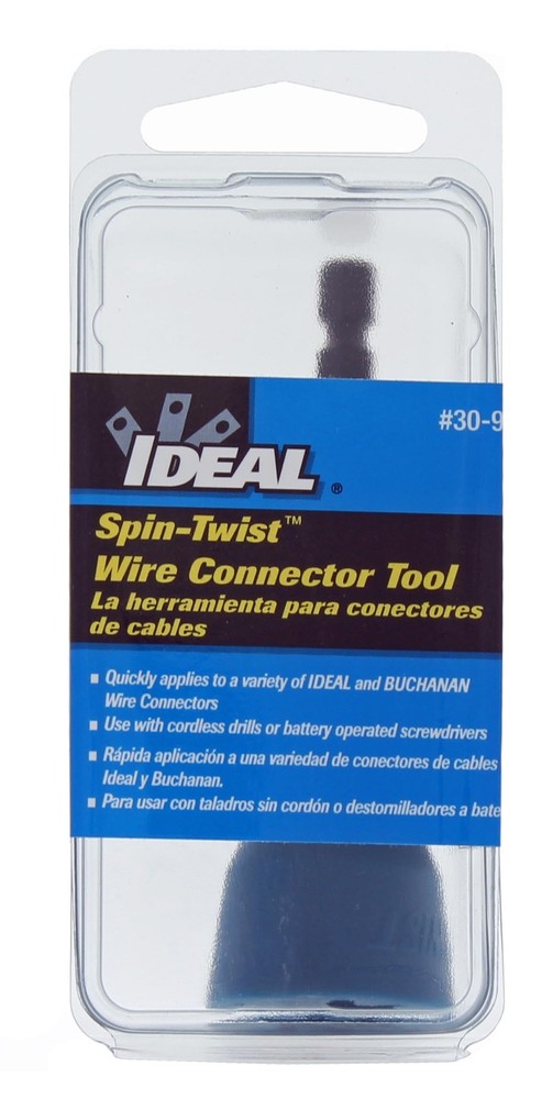 IDEAL Electrical 30-902 Spin-Twist Wire Connector Socket Wrench Blue
