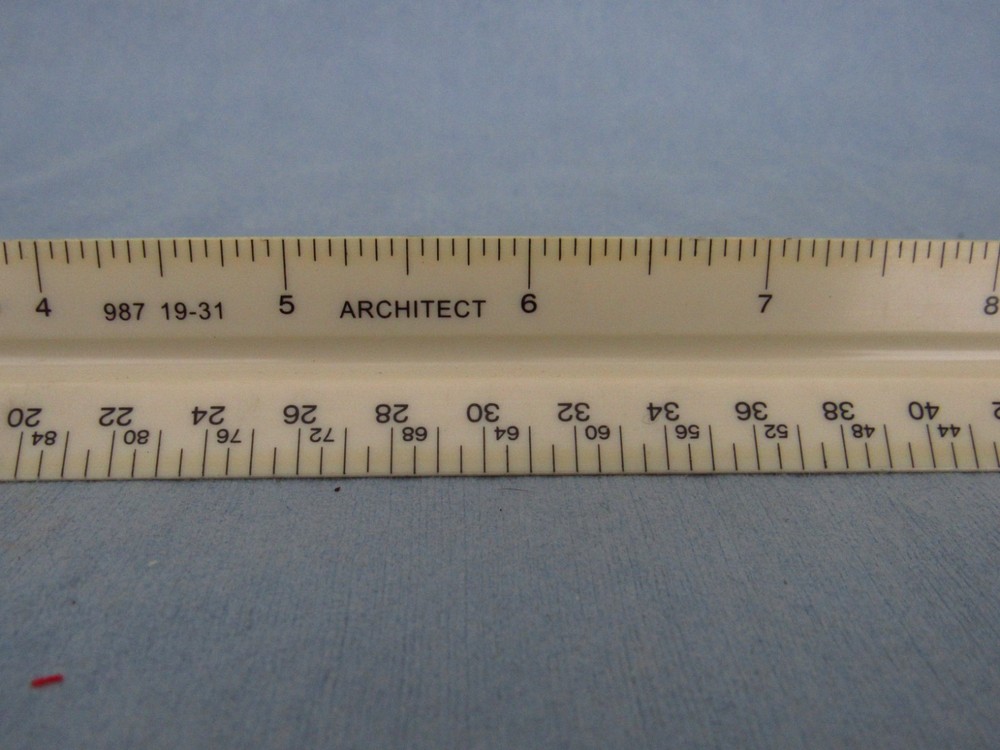 Staedtler 987 19-31 Triangular 12" Architect Scale