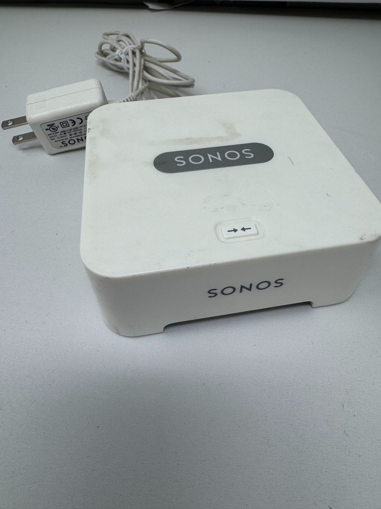 SONOS Bridge with power adapter and ethernet cable model: BRIDGE Tested Working