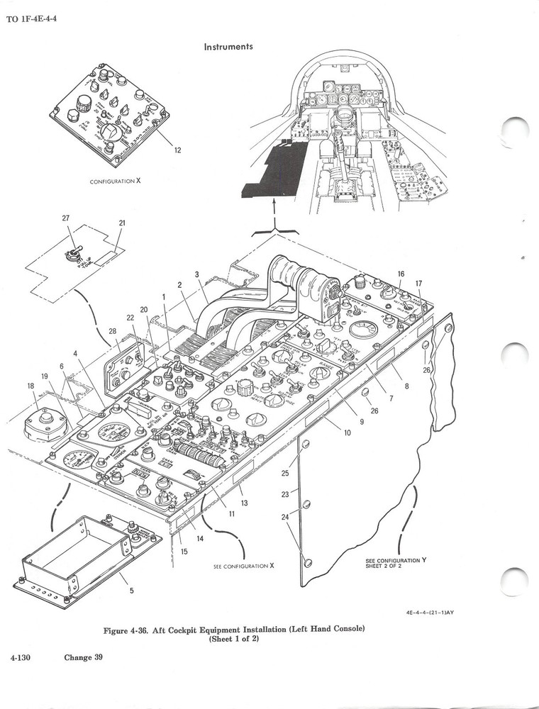 F-4E Instruments Electric Electronic Systems 1993 Parts Manual Flight Manual- CD