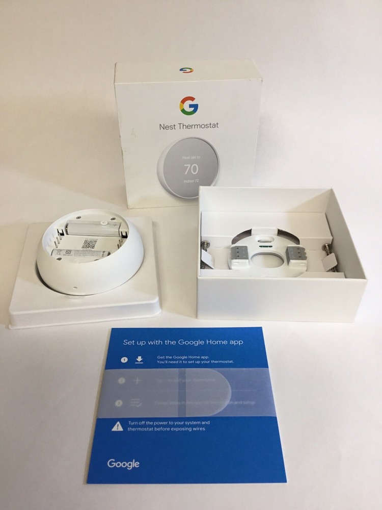 NEST THERMOSTHAT SNOW /G4CVZ