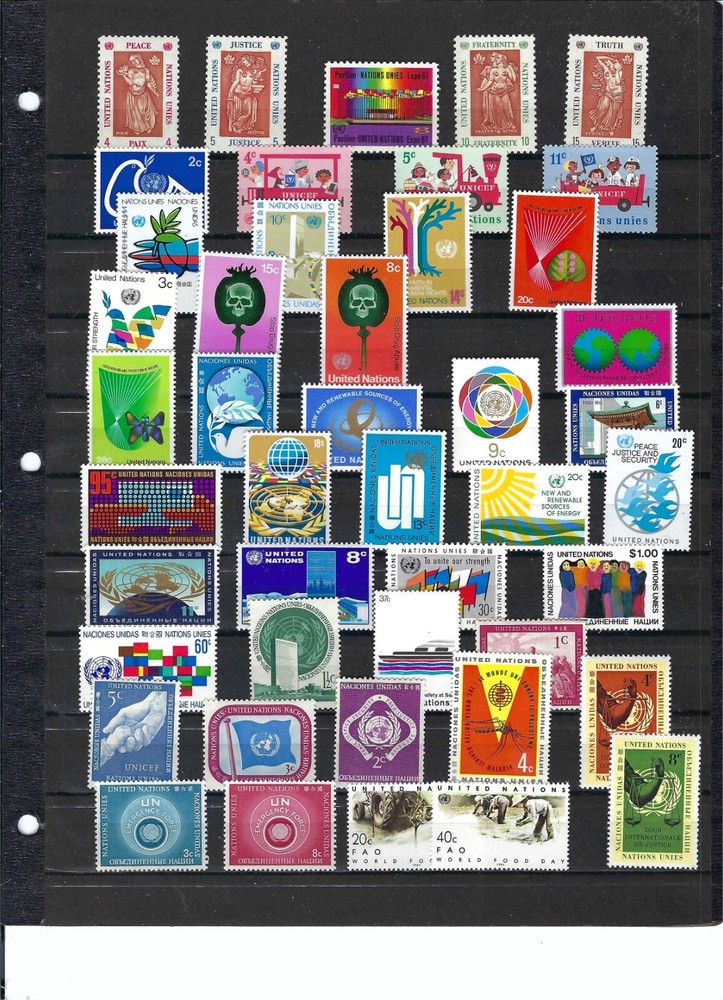 1960's Assorted Singles - New York Office - MNH (1972)
