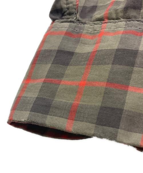 TOWN CRAFT Checked collar shirt gray