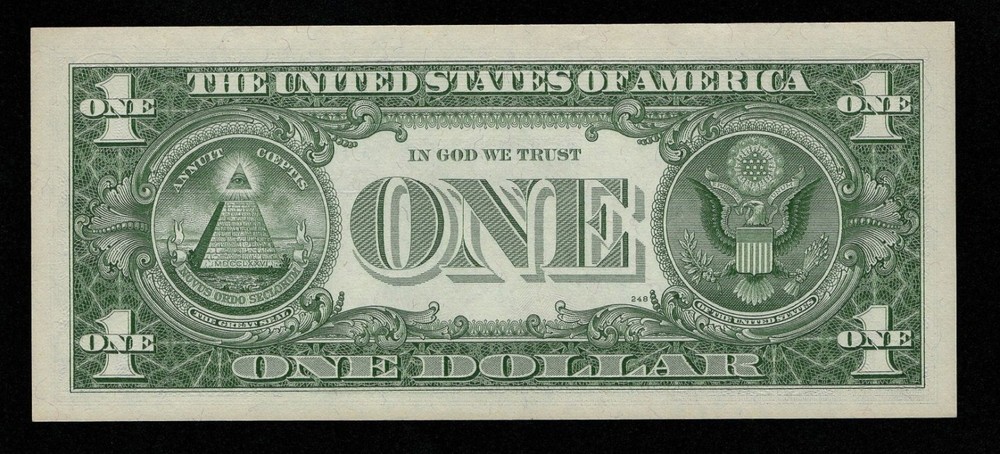 1957 $1 SILVER CERTIFICATE Star Note Low Serial Number *00987074C Replacement