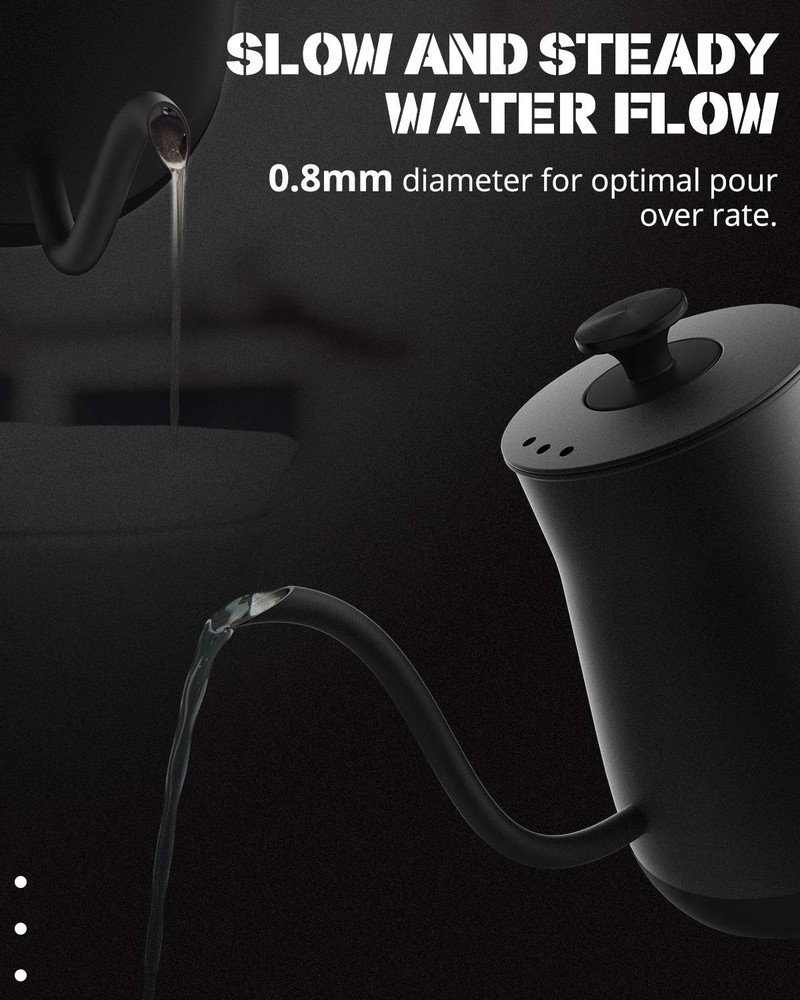 Electric Kettle, Gooseneck Kettle with Auto Shut Off, 0.8L Small Eletric Tea ...