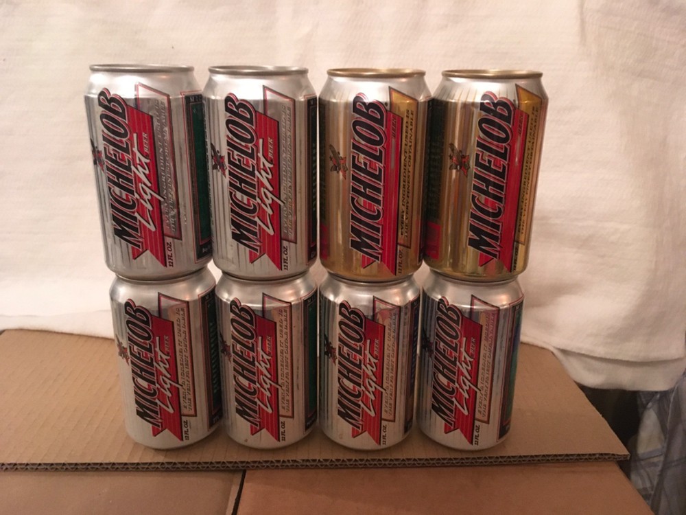 Michelob Light and Michelob Beer Golf Course Cans (8 different)