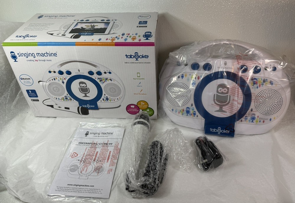 NEW Karaoke Machine Bluetooth Microphone Portable singing machine Speaker System