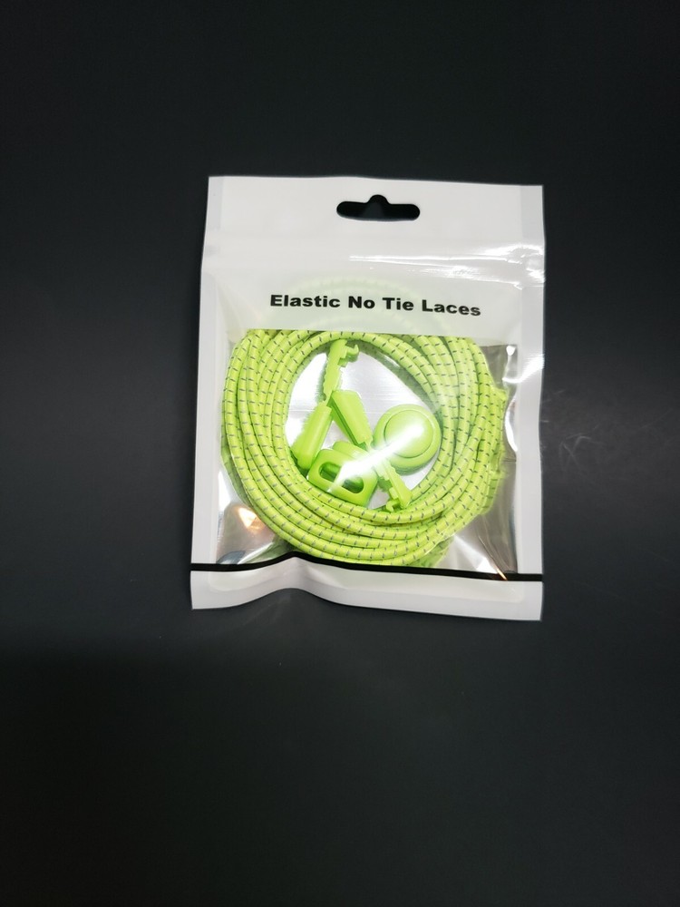 Airror Elastic No Tie Laces - Fluorescent Green Y019