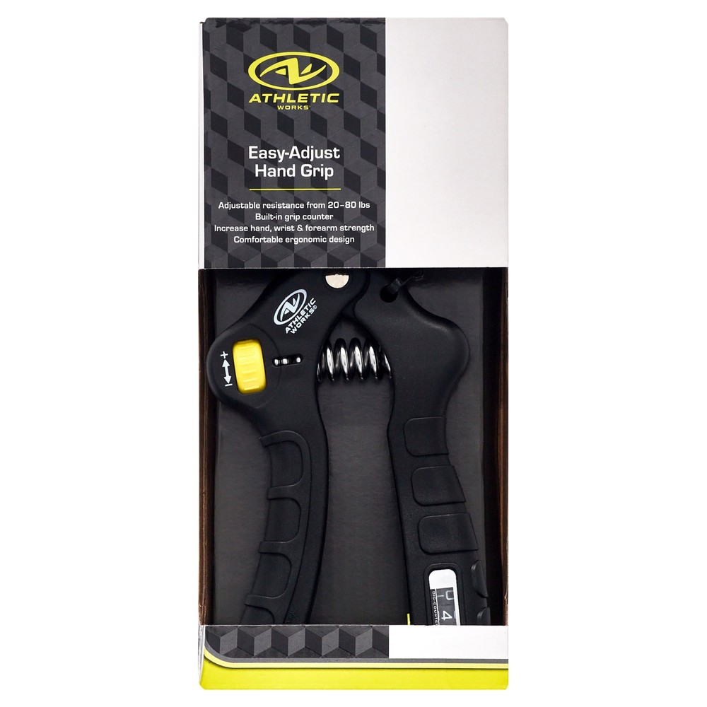 Adjustable Hand Grip Exerciser, Wrist and Forearm Strength, One-Size