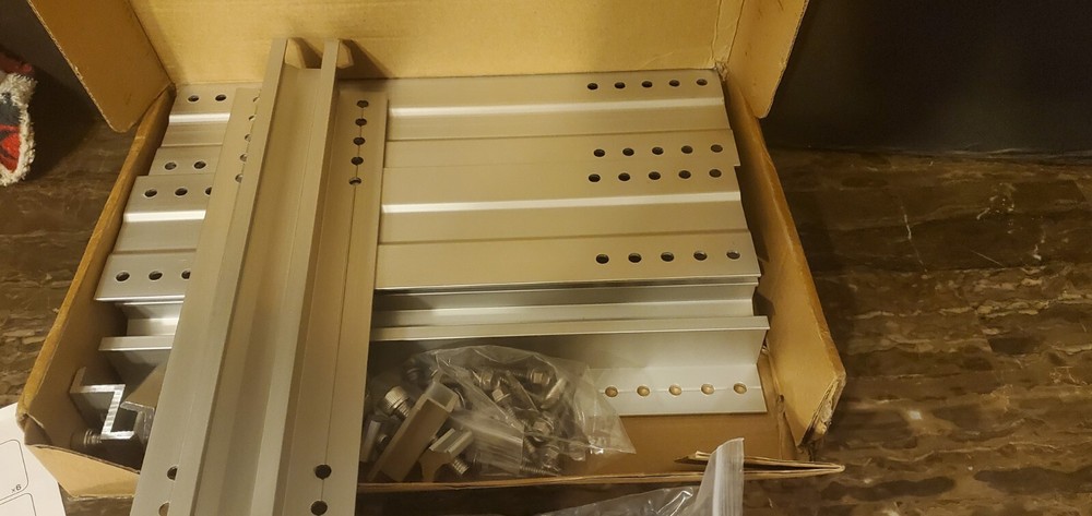 Solar Panel Kit For Tin, Flat, Sheet Roof Mounting Bracket 6 Pack