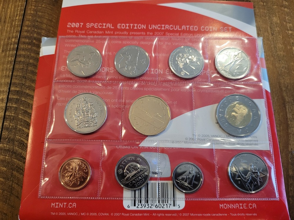 2007 Canada Special Edition 2010 Uncirculated Set Vancouver