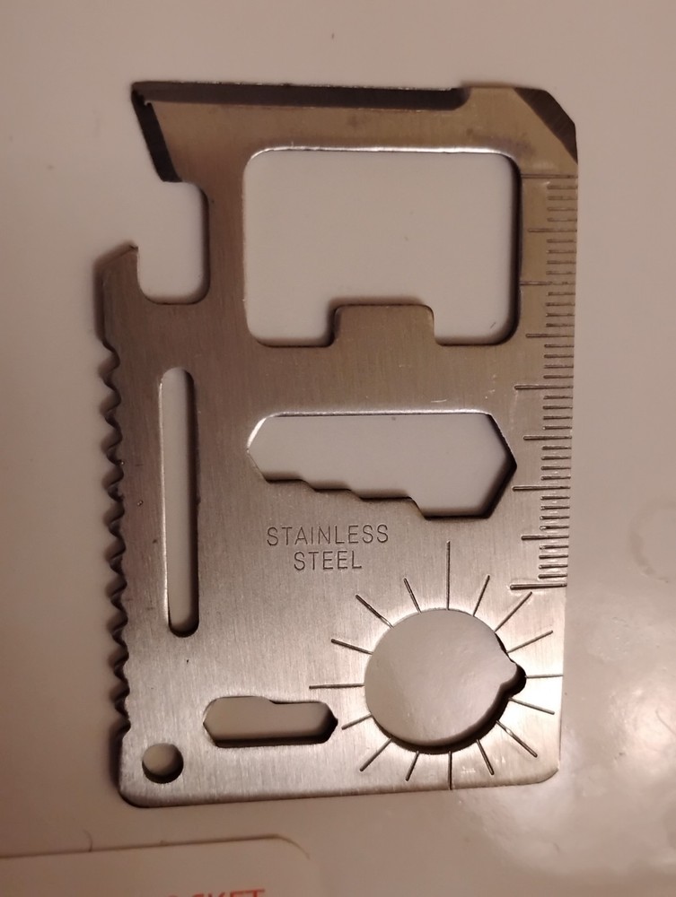 Stainless Steel Multipurpose Pocket Survival Tool