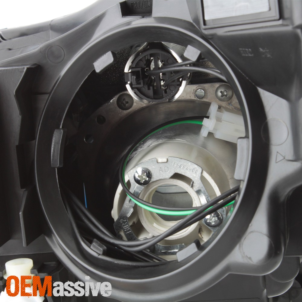 For 2014-2017 Buick Regal Halogen Projector Headlights Chrome Left+Right Pair