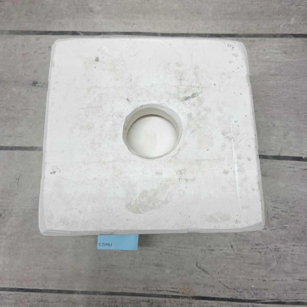 Vintage 1985 Boothe Mold Inc Ceramic Casting Mold Plain Dip Insert #1068