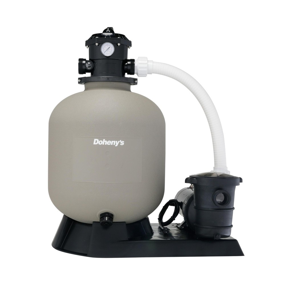 Doheny's Pool Pro Sand Filter System | 19" with 1 HP Pump | High-Flow, Large ...