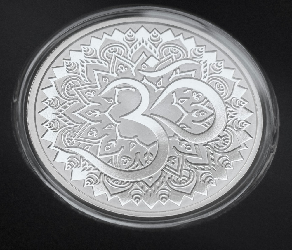 2017 AUM Silver Shield Proof Medallion 1 Troy oz .999 Silver Round BOX & CoA