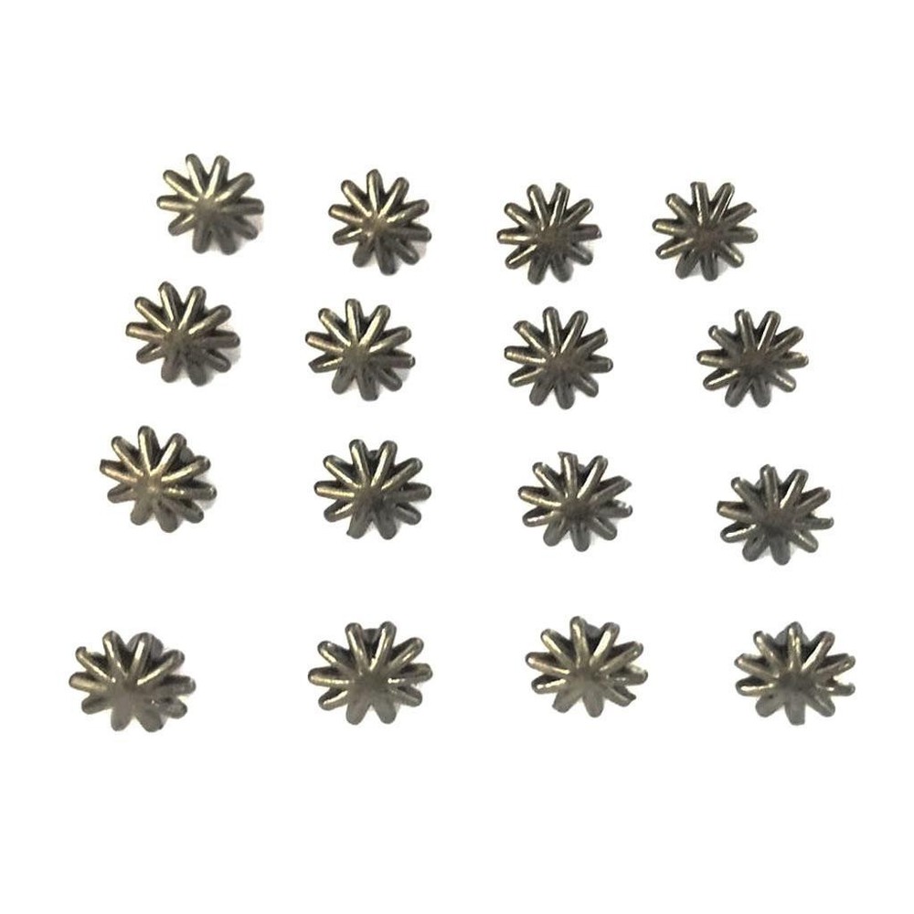 30 Flower Rivets Punk Studs For Leathercraft Decor 8mm