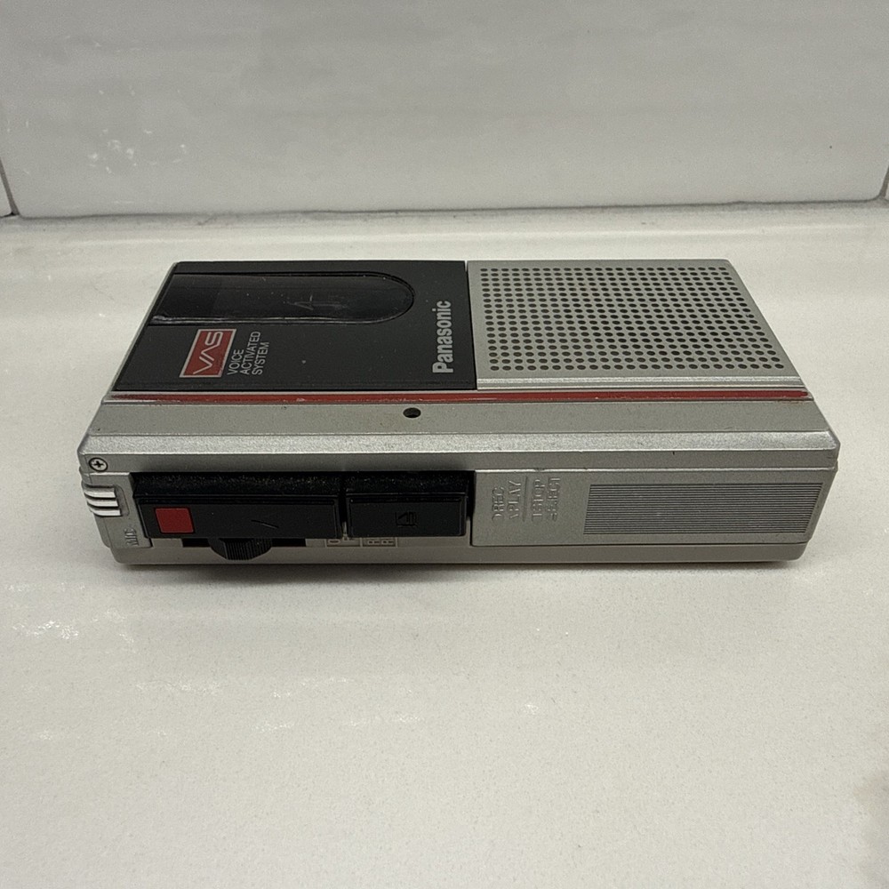 Vintage Panasonic Micro Cassette Recorder Model RN-185 +Cassette- Tested/Working