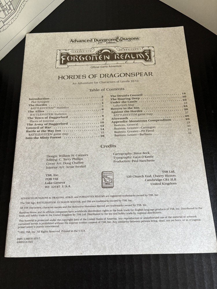 ADVANCED DUNGEONS & DRAGONS FORGOTTEN REALMS PLAY BOOKS