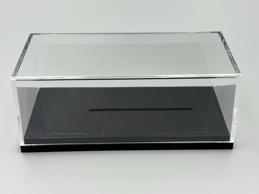 Quality Car Display Case Black Plastic Base 1/64 scale