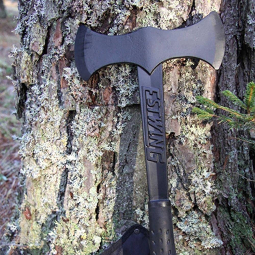ESTWING Double Bit Axe - 38 oz Wood Spitting Tool with Forged Steel Construct...