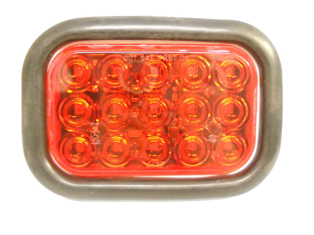 3x5" Black Rubber Grommet For Lights Truck Trailer RV