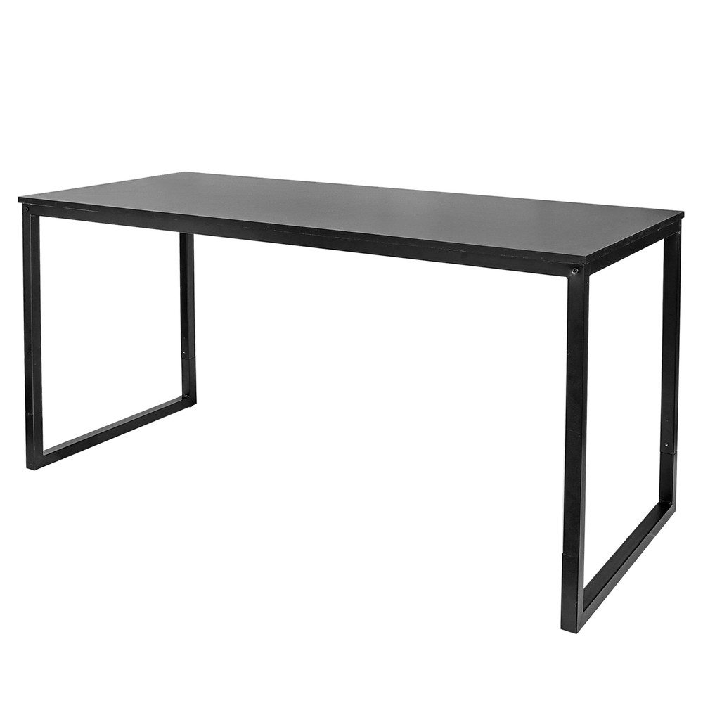 Modern Study 55" Computer Espresso Style Writing Desk Office Desk Corner Table