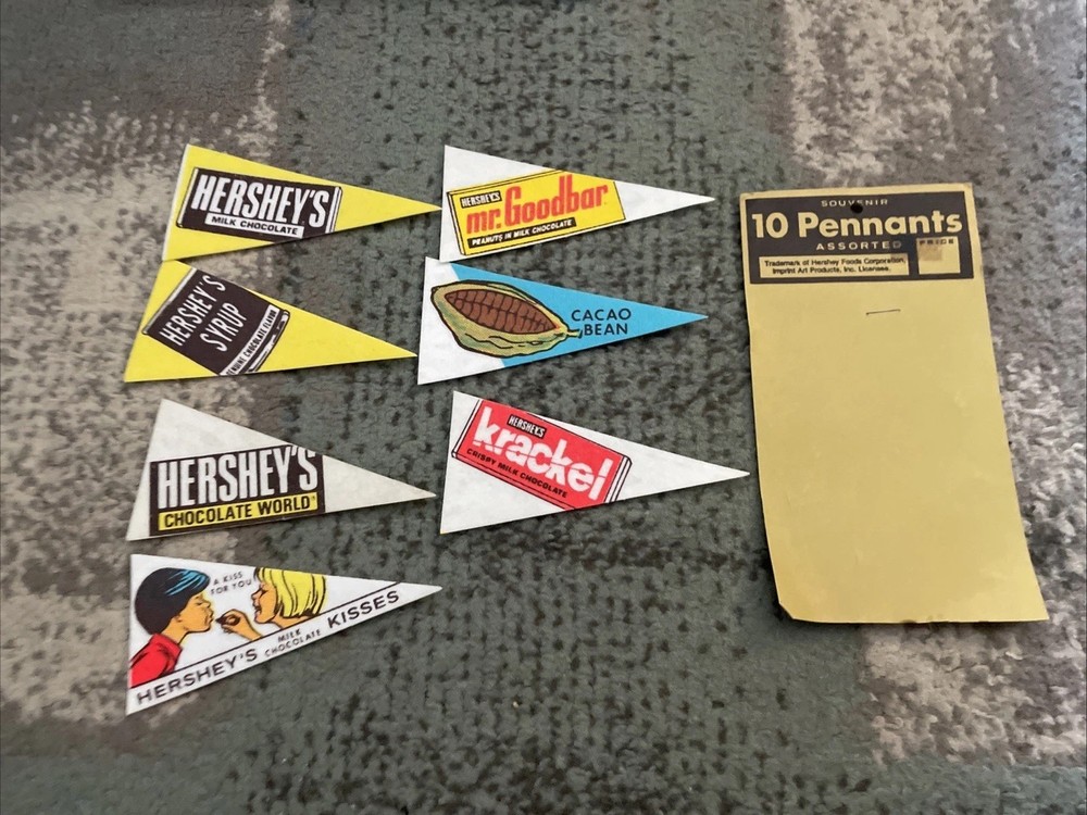 7 Hershey’s Souvenir Pennants Hershey Park