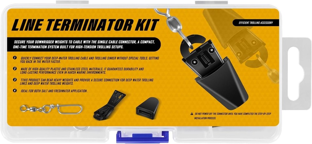 2250141 Line Terminator Downrigger Accessory for Downrigger Terminal Kit, 2PSC