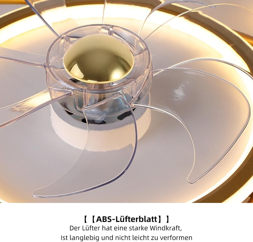 Restaurant Ceiling Fan with Light Smart LED Ceiling Fan Light Timer Function