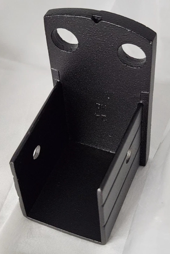 Peak Matte Black Aluminum Deck Railing Wall Mount Bracket Kit 36921