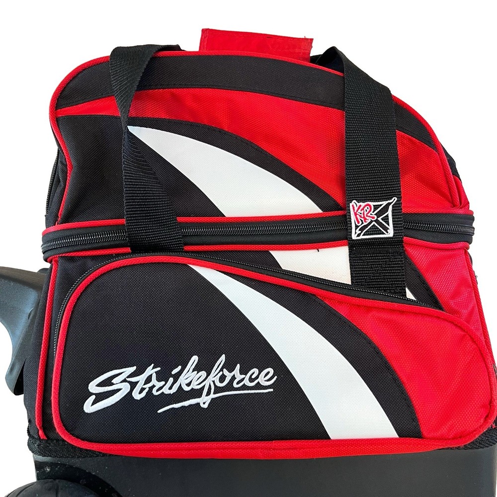 KR Strikeforce Black / Red 1 Single Ball Bowling Bag