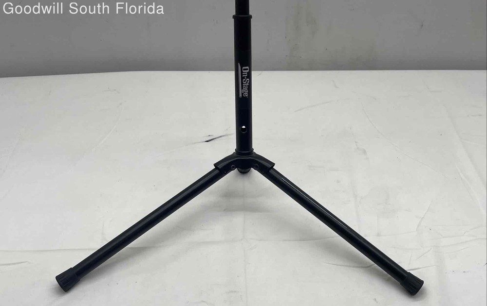 On-Stage Black Musical Instruments Adjustable Holder Guitar Tripod Stand