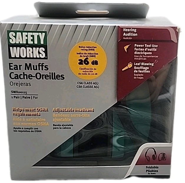 Safety Works Ear Muffs Adjustable Headband [93]