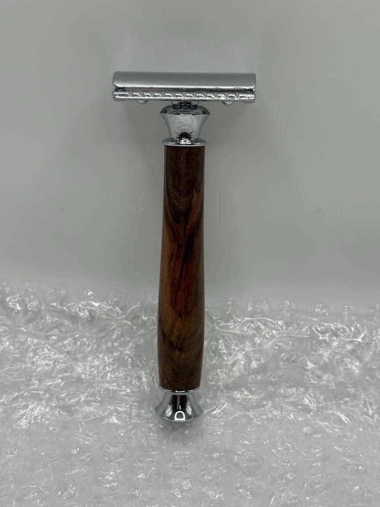 Double Edged Safety Razor wood Handle, Handmade