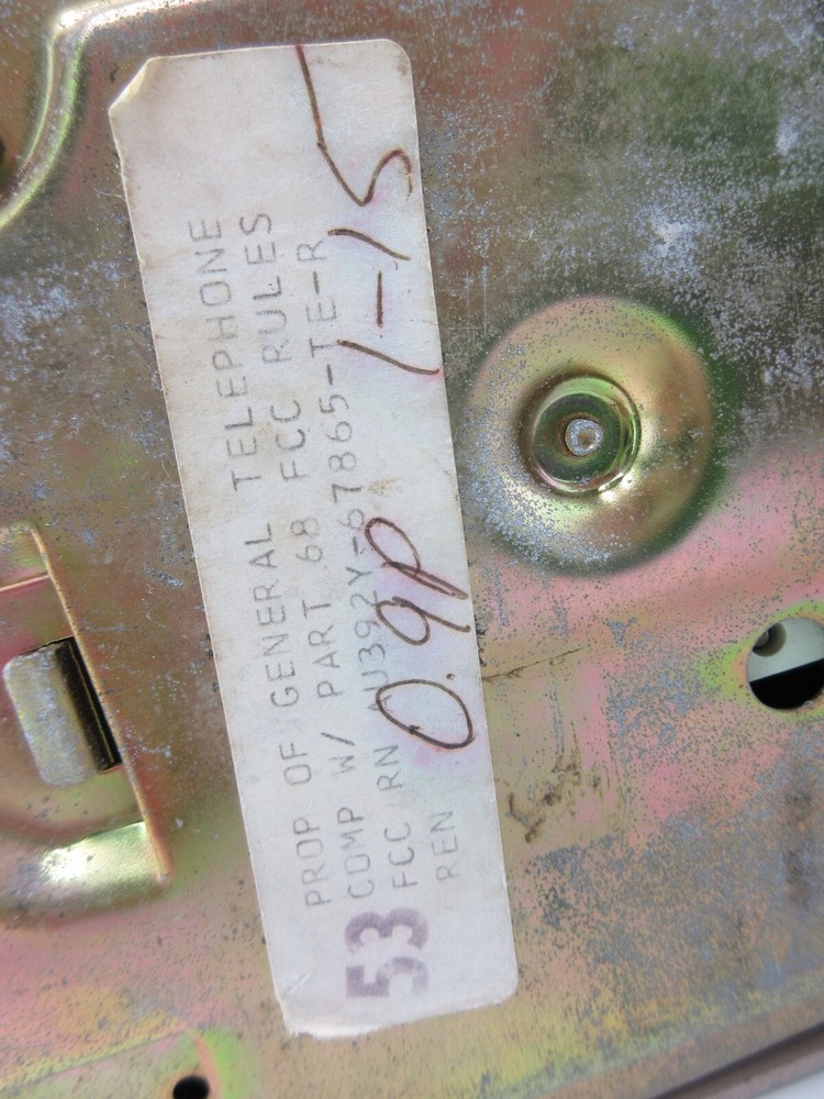 Automatic Electric Mauve Rotary Telephone