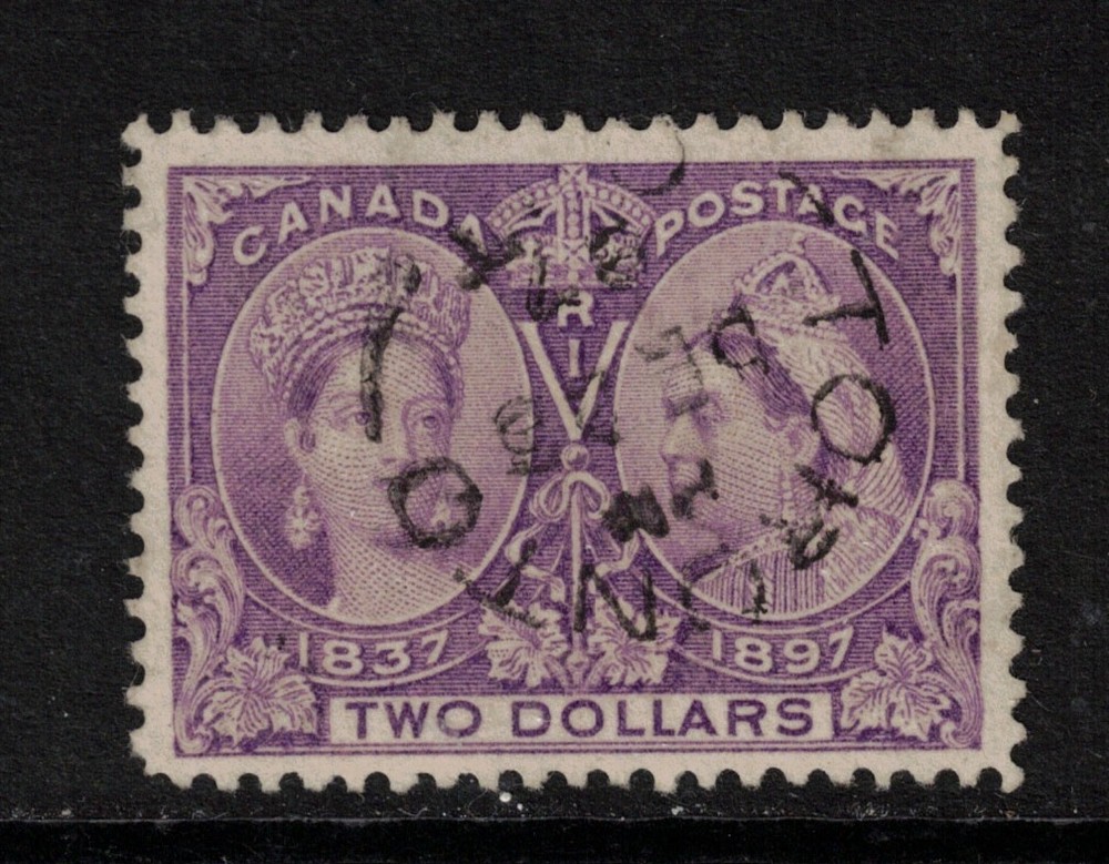 Canada #62 Very Fine Used With Ideal Toronto CDS Cancel **With Certificate**