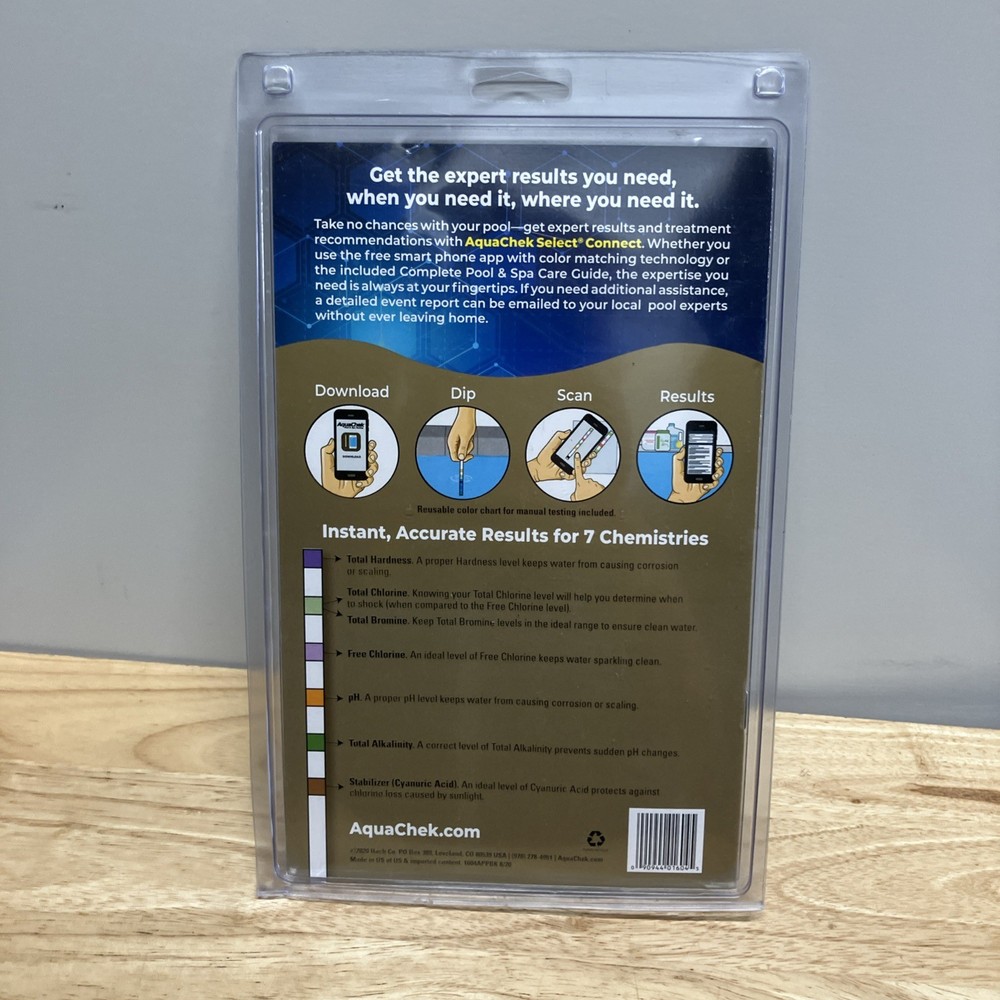 AQUACHEK SELECT CONNECT TEST STRIPS KIT